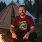 23 Camping is my life | Trekking Printed T Shirt