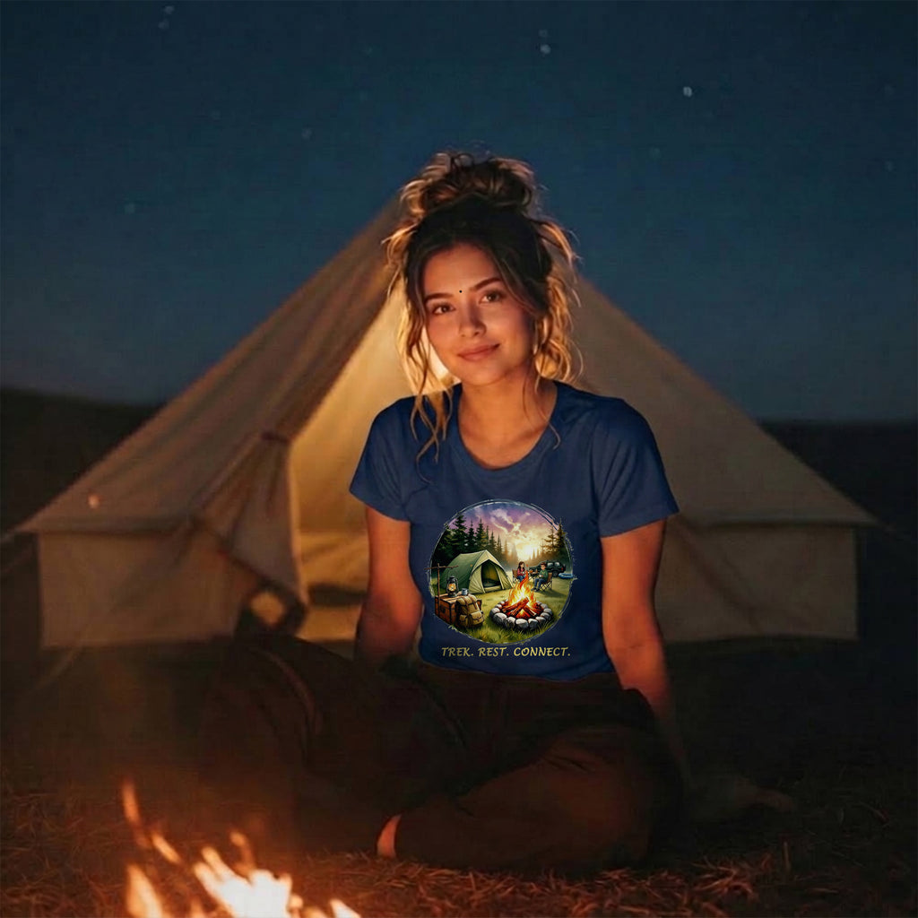 28 Trek Rest Connect | Trekking Printed T Shirt