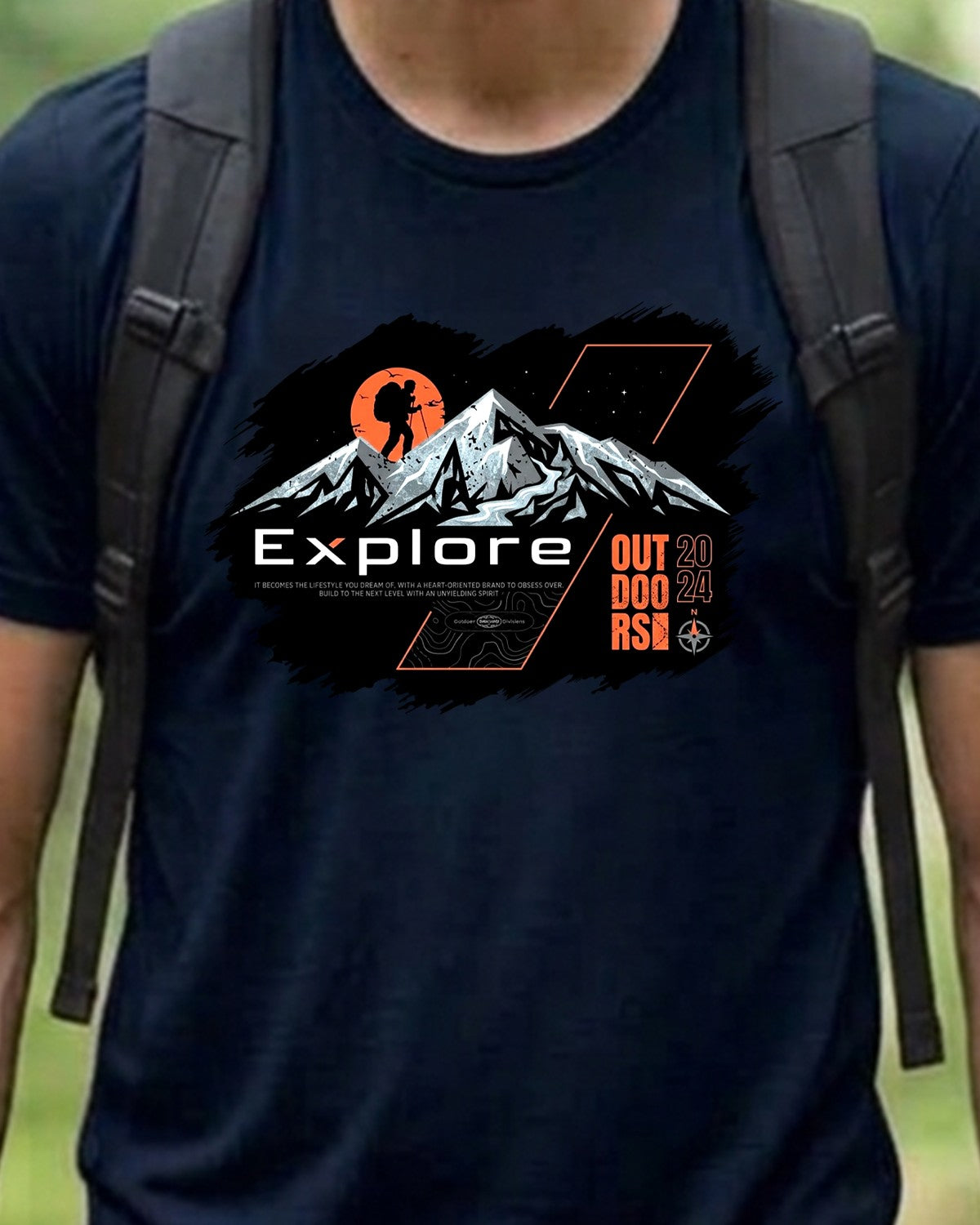 08 Explore Outdoors | Trekking Printed T Shirts