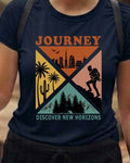 13 Discover New Horizons | Trekking Printed T Shirts