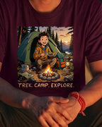 27 Trek Camp Explore | Trekking Printed T Shirt