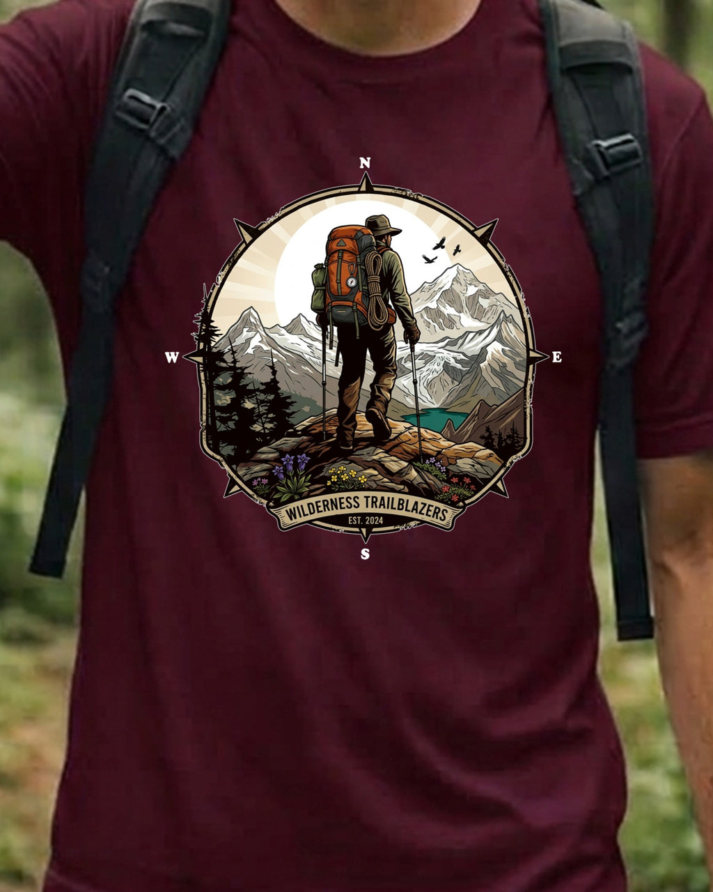 20 Wilderness Trailblazers | Trekking Printed T Shirt
