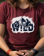 15 Stay Wild | Trekking Printed T Shirt