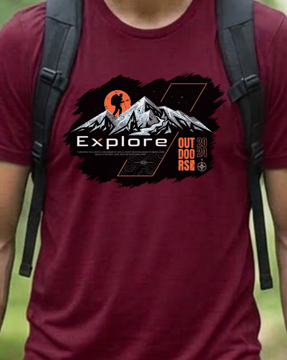 08 Explore Outdoors | Trekking Printed T Shirts