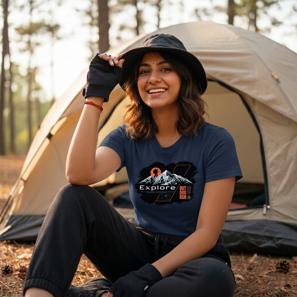08 Explore Outdoors | Trekking Printed T Shirts
