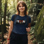 07 Never Stop Exploring | Trekking Printed T Shirt