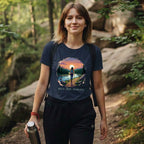 19 Wild Free Fearless | Trekking Printed T Shirt