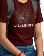 26 Web Designer Spider | Men and Women Engineering | Printed T Shirt