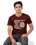09 Engineer's Brain | Men and Women Engineering | Printed T Shirt